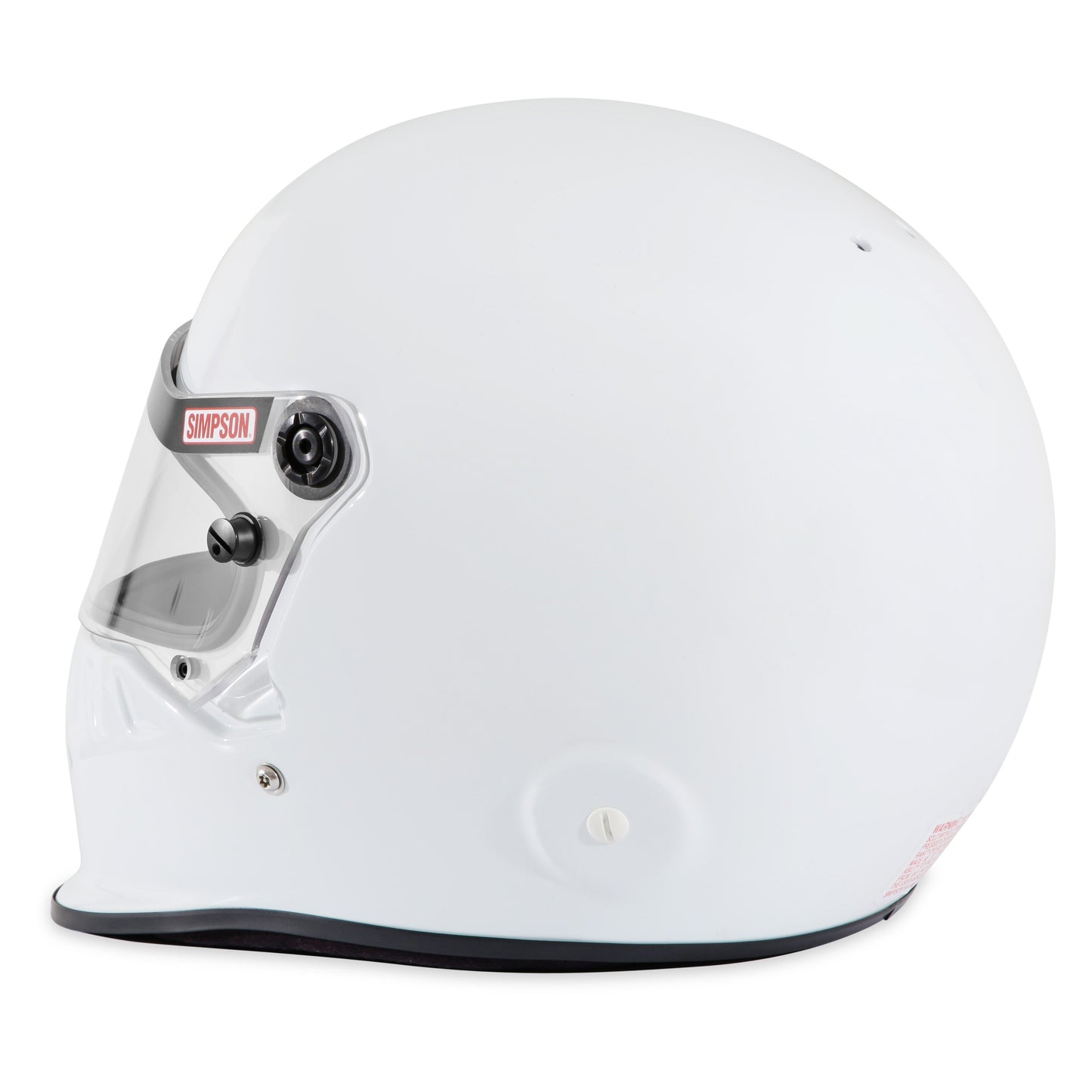 Simpson Vudo Helmet SA2025 (Left Side, White)