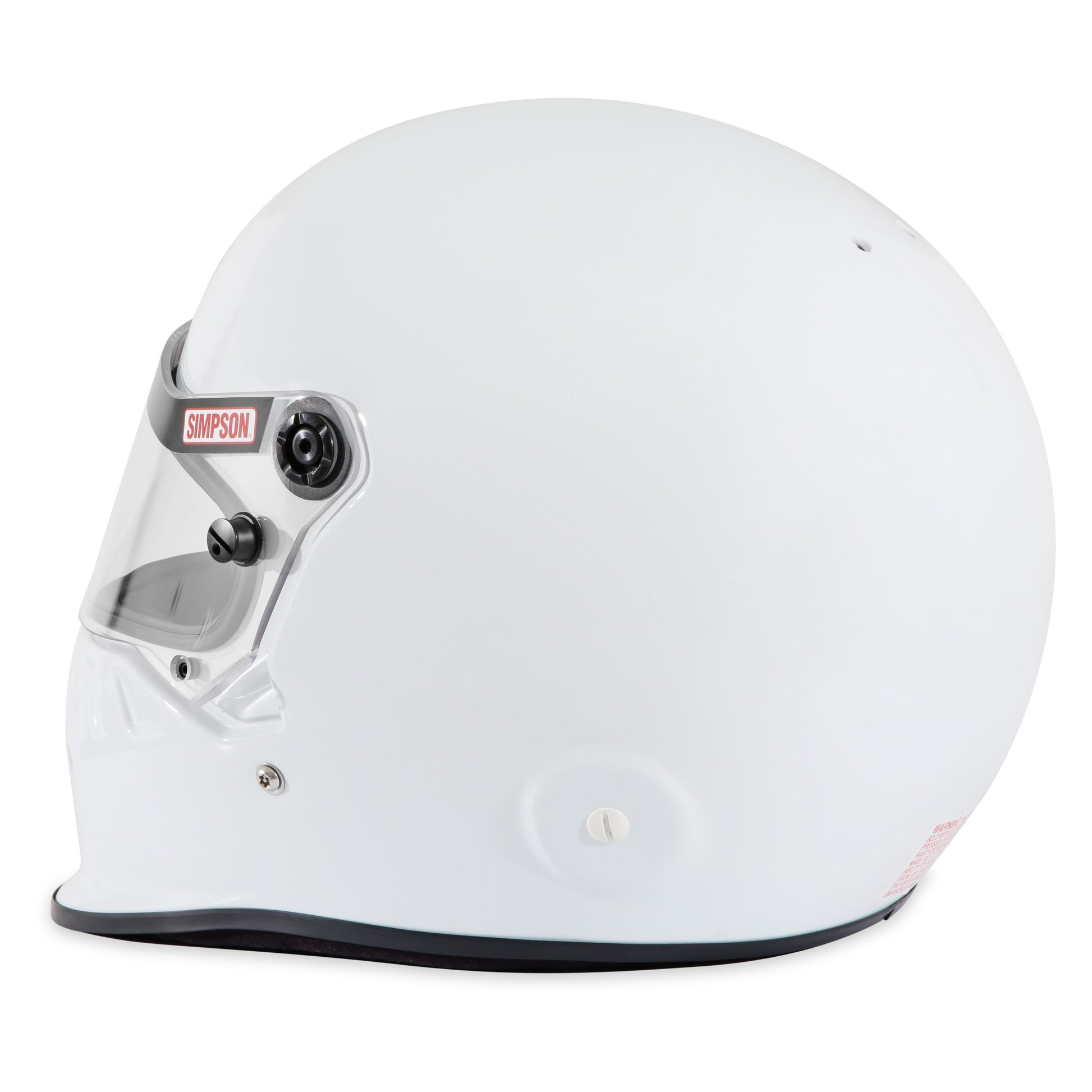 Simpson Vudo Helmet SA2025 (Left Side, White)