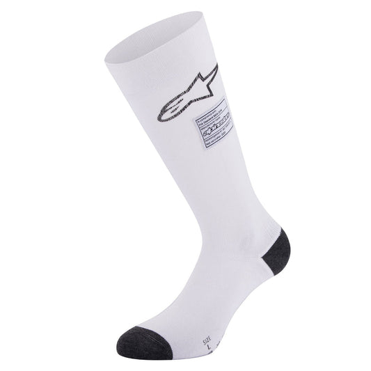 Alpinestars ZX V4 Race Socks FIA 4704323 (White)