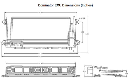 Holley Dominator EFI Kit 550-655 Dimensions