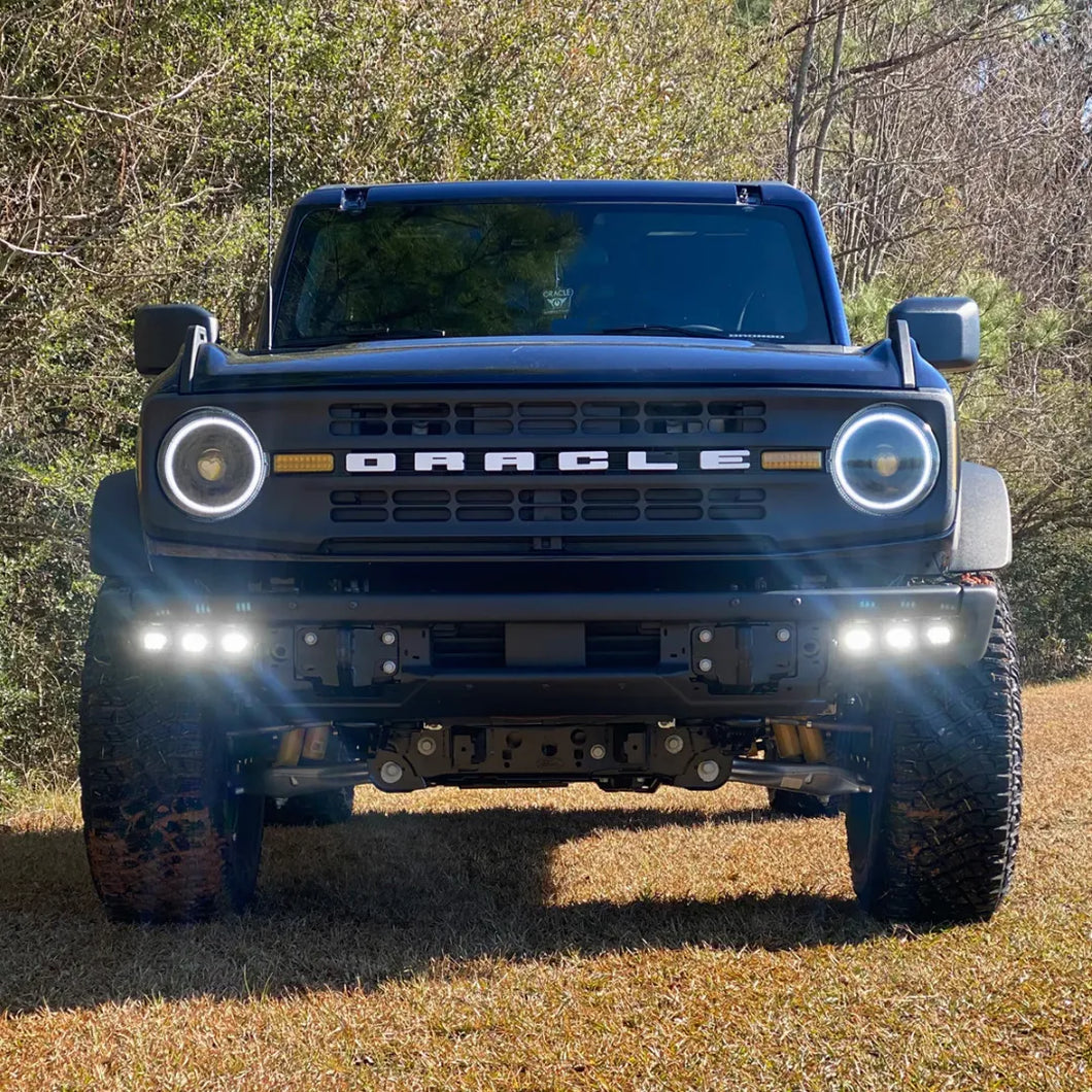 LED Triple Fog Light Kit Ford Bronco