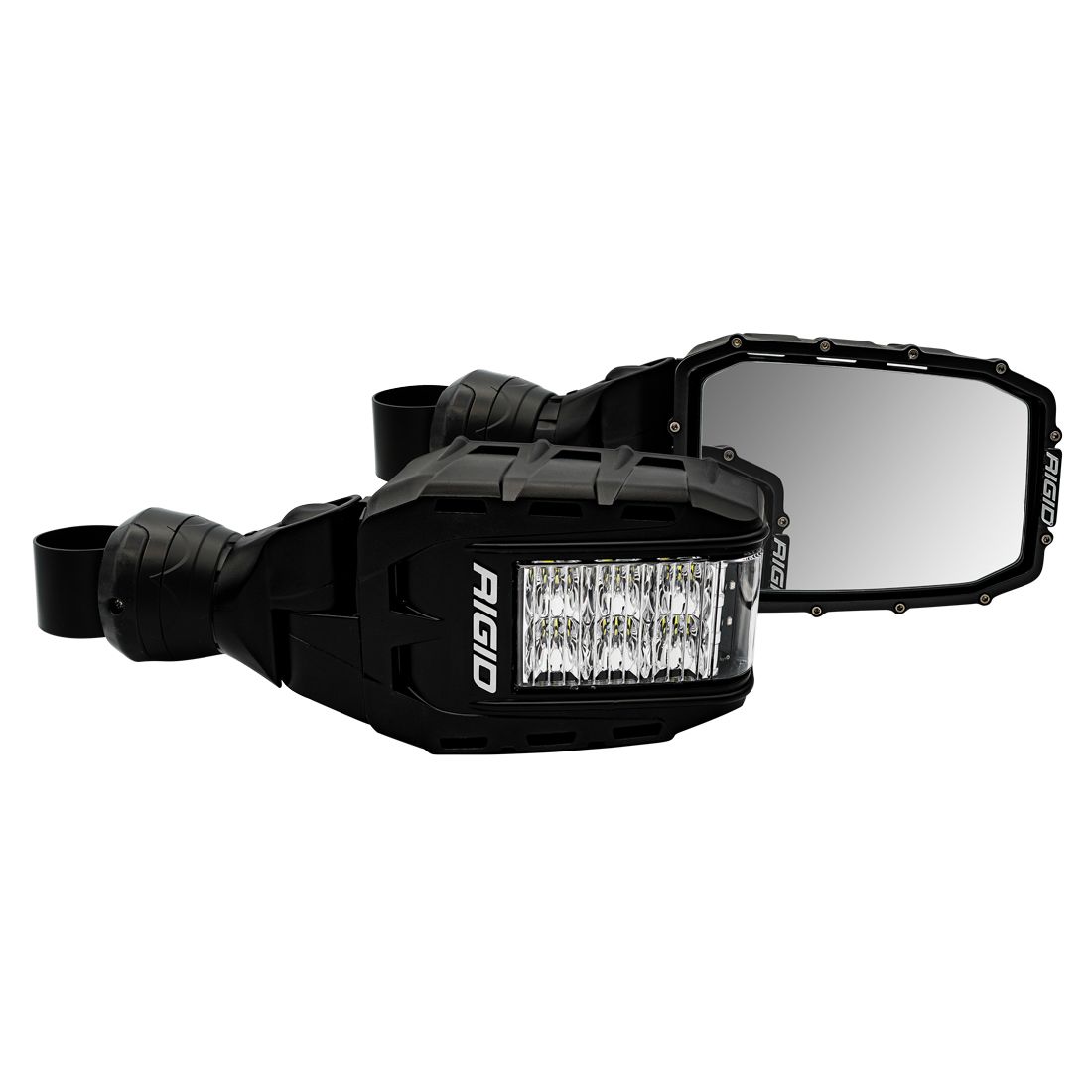 Rigid Reflect UTV LED Light Exterior Mirrors