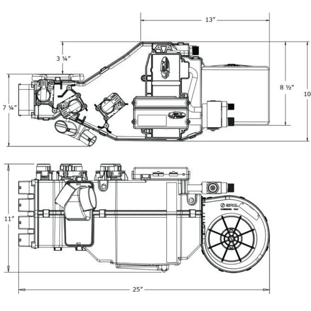 GEN 5® Magnum® MAX Evaporator Kit (Diagram)