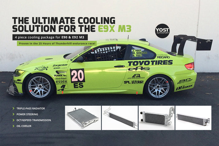 CSF BMW E9X M3 / 335i / E8X 135i Race-Spec Transmission/Oil Cooler (lifestyle)