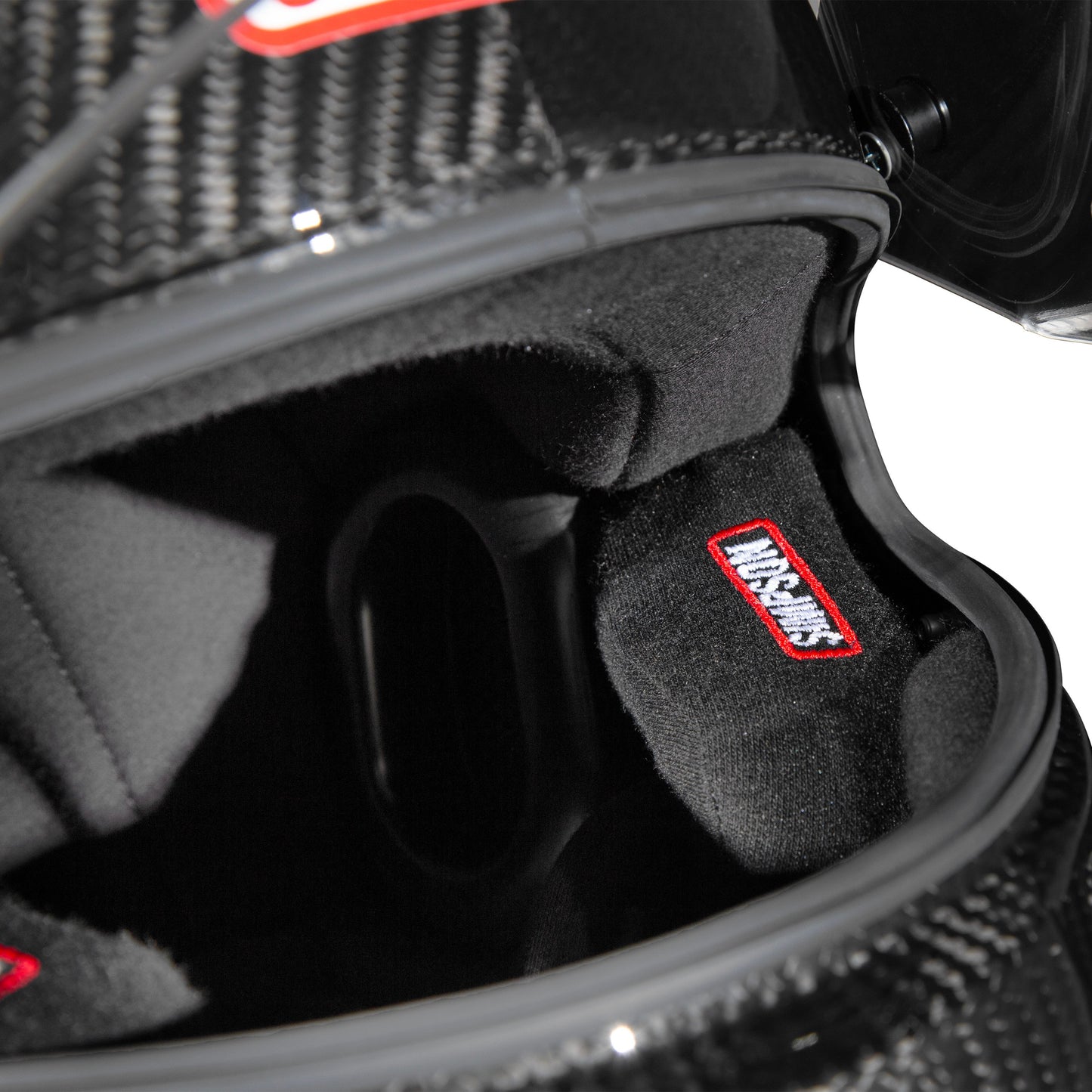 Simpson Vudo Carbon Helmet (Detail of eyeport)