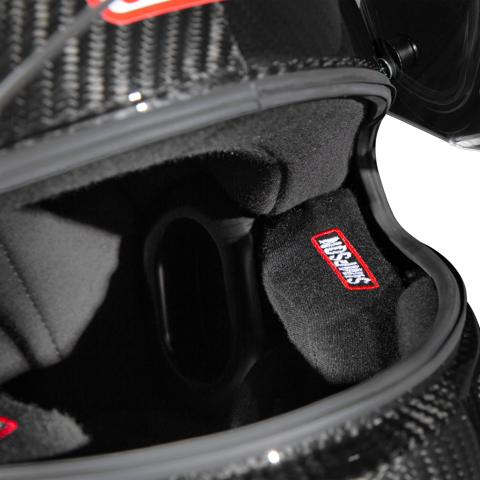 Simpson Vudo Carbon Helmet (Detail of eyeport)
