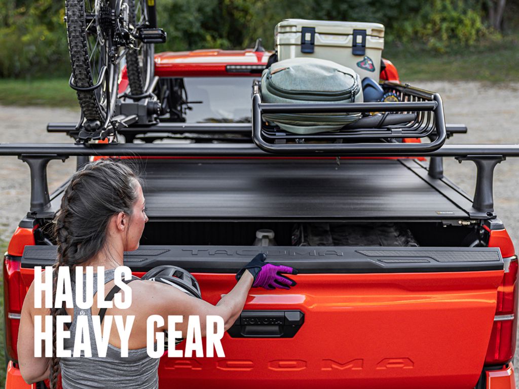 RealTruck Elevate Cargo Basket (Narrow) hauls heavy gear