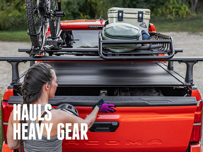 RealTruck Elevate Cargo Basket (Narrow) hauls heavy gear