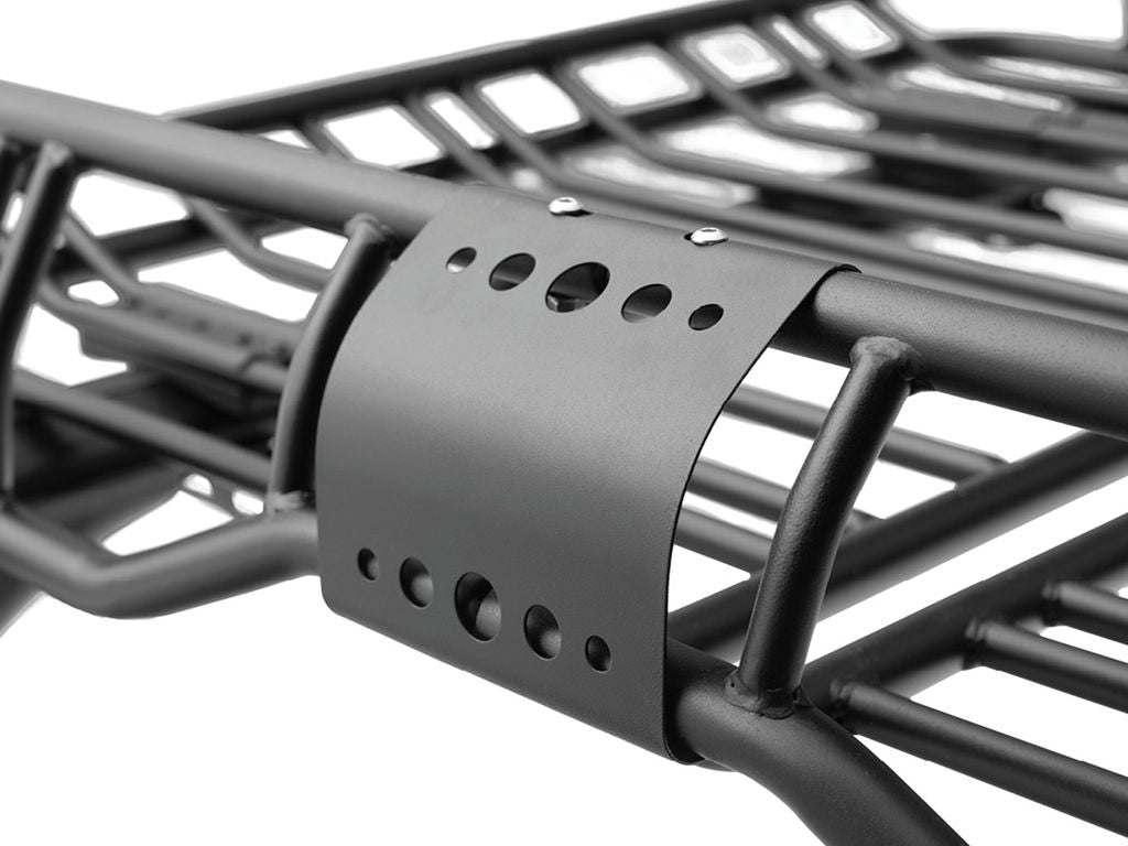 RealTruck Elevate Cargo Basket Standard shown with detail of construction