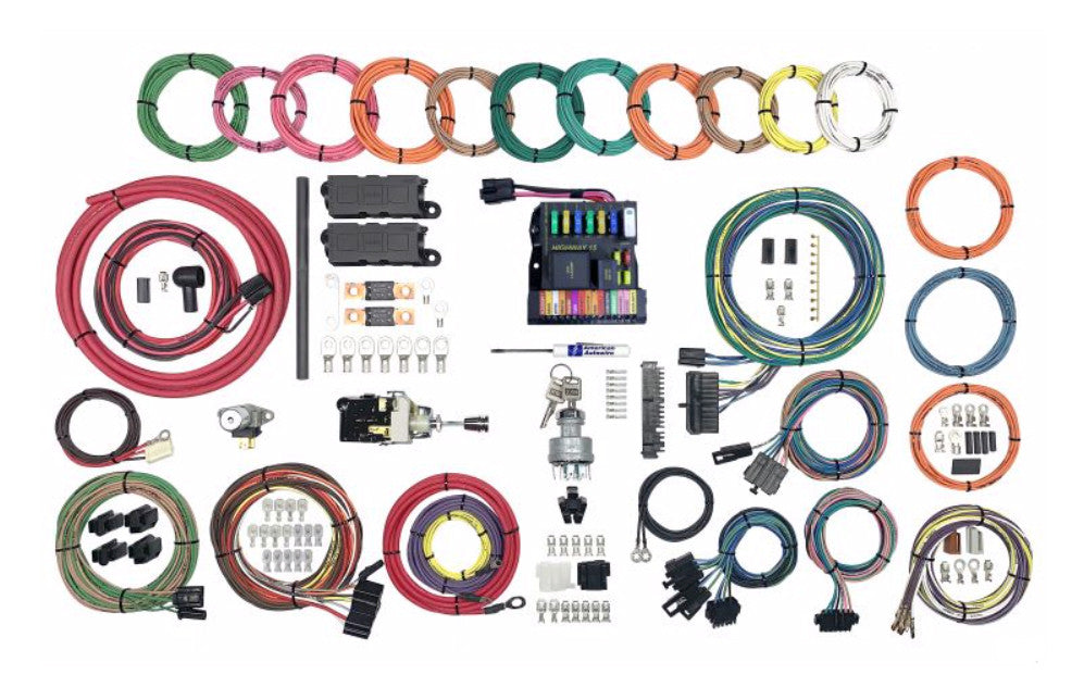 American Autowire Wiring Harness Highway 15 Plus Universal Wiring System