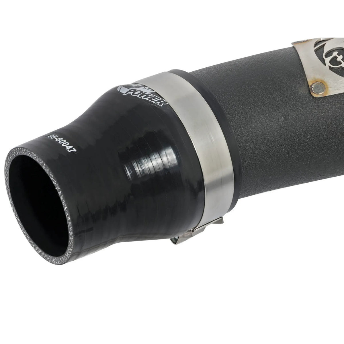 aFe Power BladeRunner Intercooler Pipe 46-20114-B, GM Duramax (close-up view)