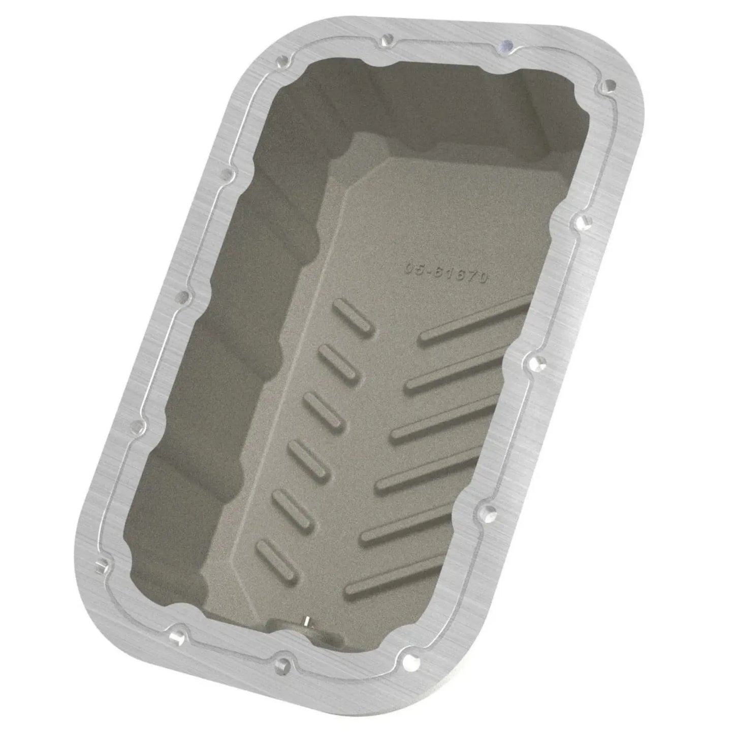 aFe Power aFe POWER Street Series Engine Oil Pan Raw 46-71450A (inner view)