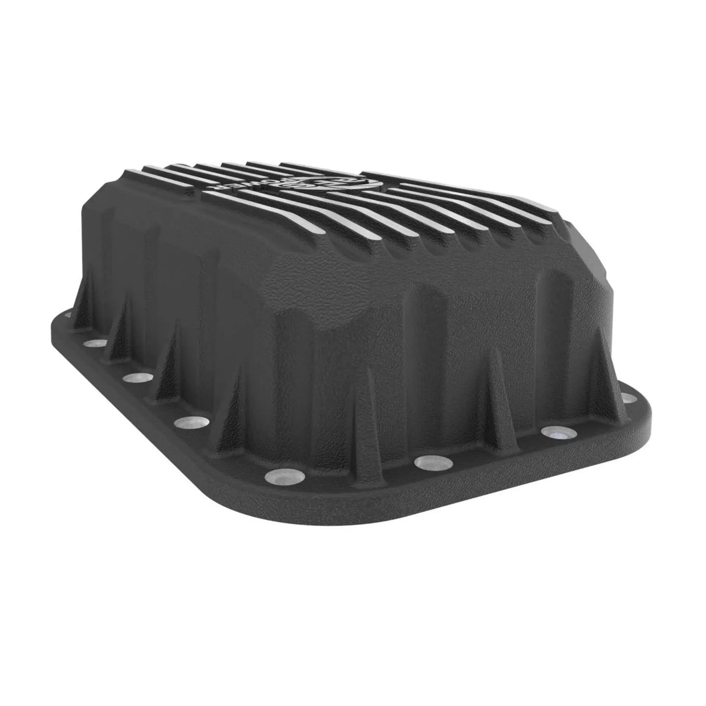aFe POWER 46-71450B Pro Series Oil Pan Black Machined Fins Jeep JK
