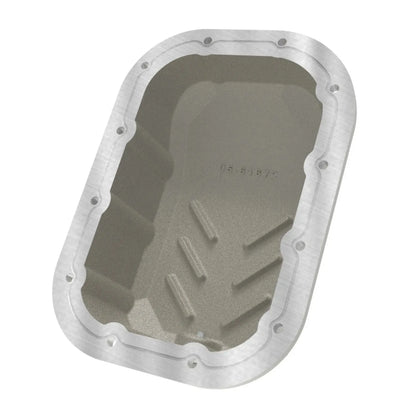 aFe POWER Street Series Engine Oil Pan Raw 46-71470A, Jeep JL/JT 3.6L (view of inside)