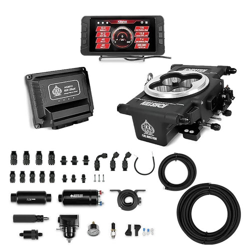 ACES Fuel Injection ACES Fuel Injection Killshot EFI 4bbl w/Fuel Delivery Kit Blk AS2012BFK-D