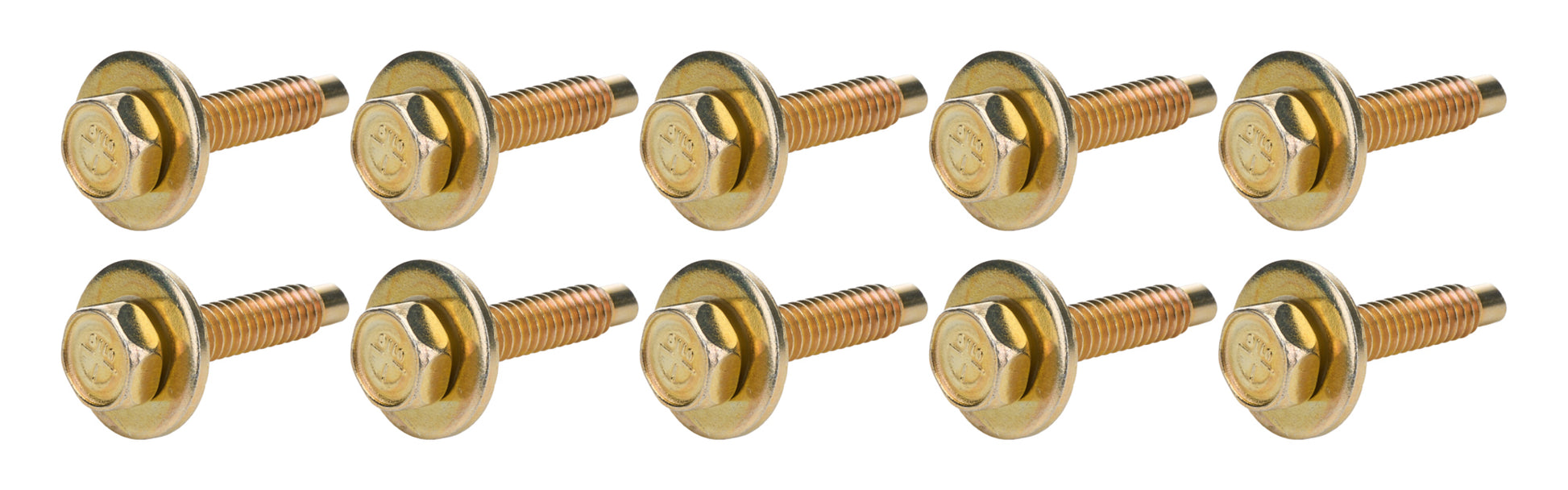 Allstar Body Bolts Gold (10 pack)