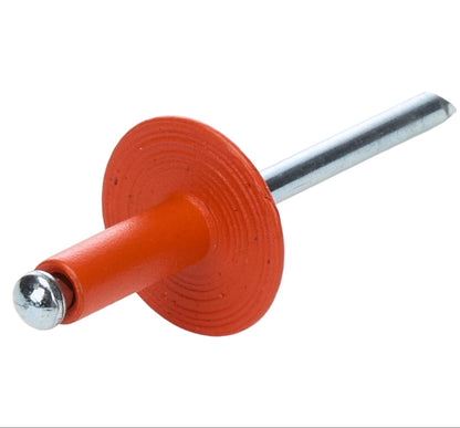 Allstar Large Head Rivet Orange