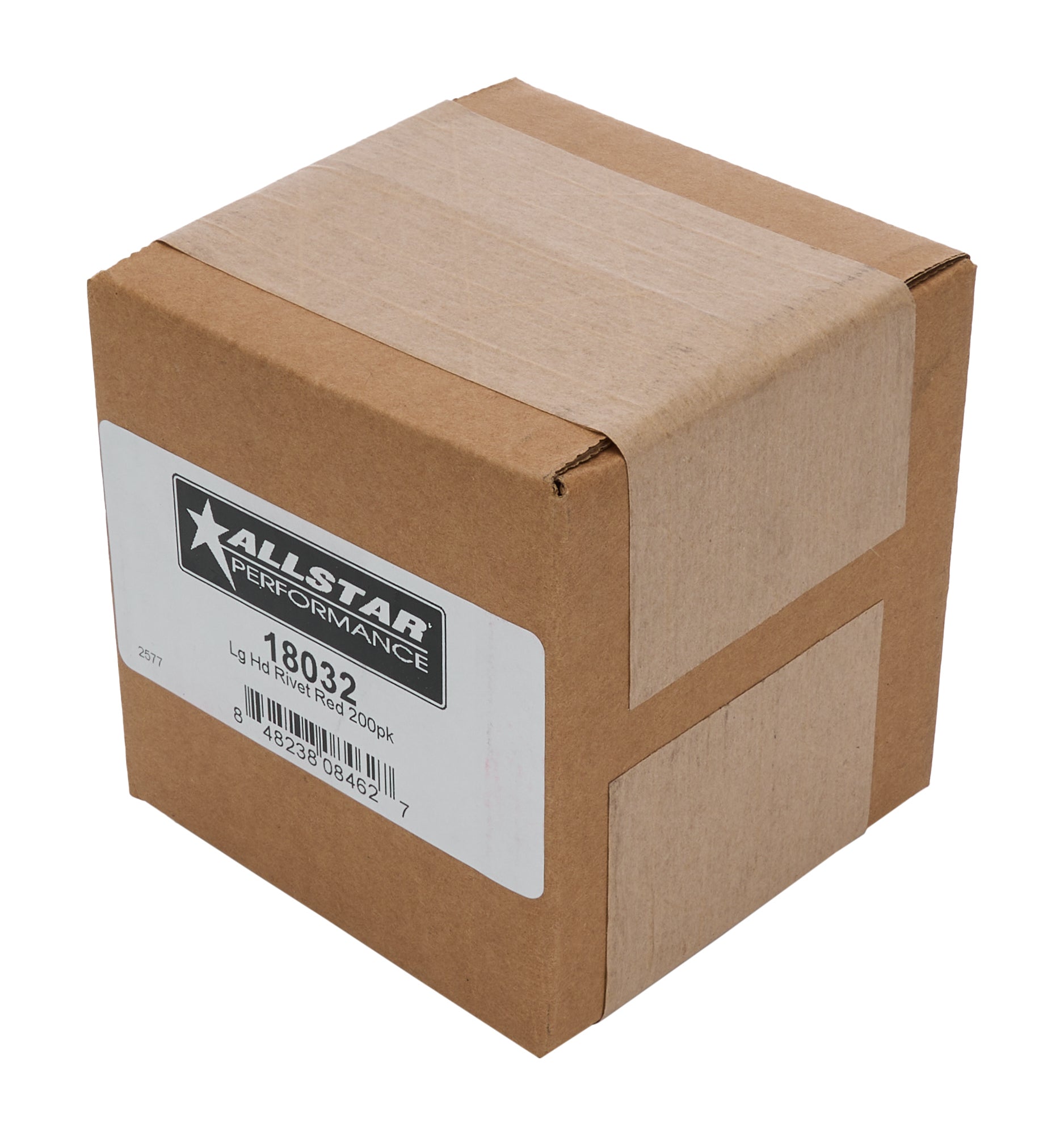 Box of Allstar Large Head Rivets Red 250pk