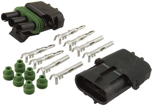 Allstar 3-Wire Weather Pack Connector Kit ALL76267