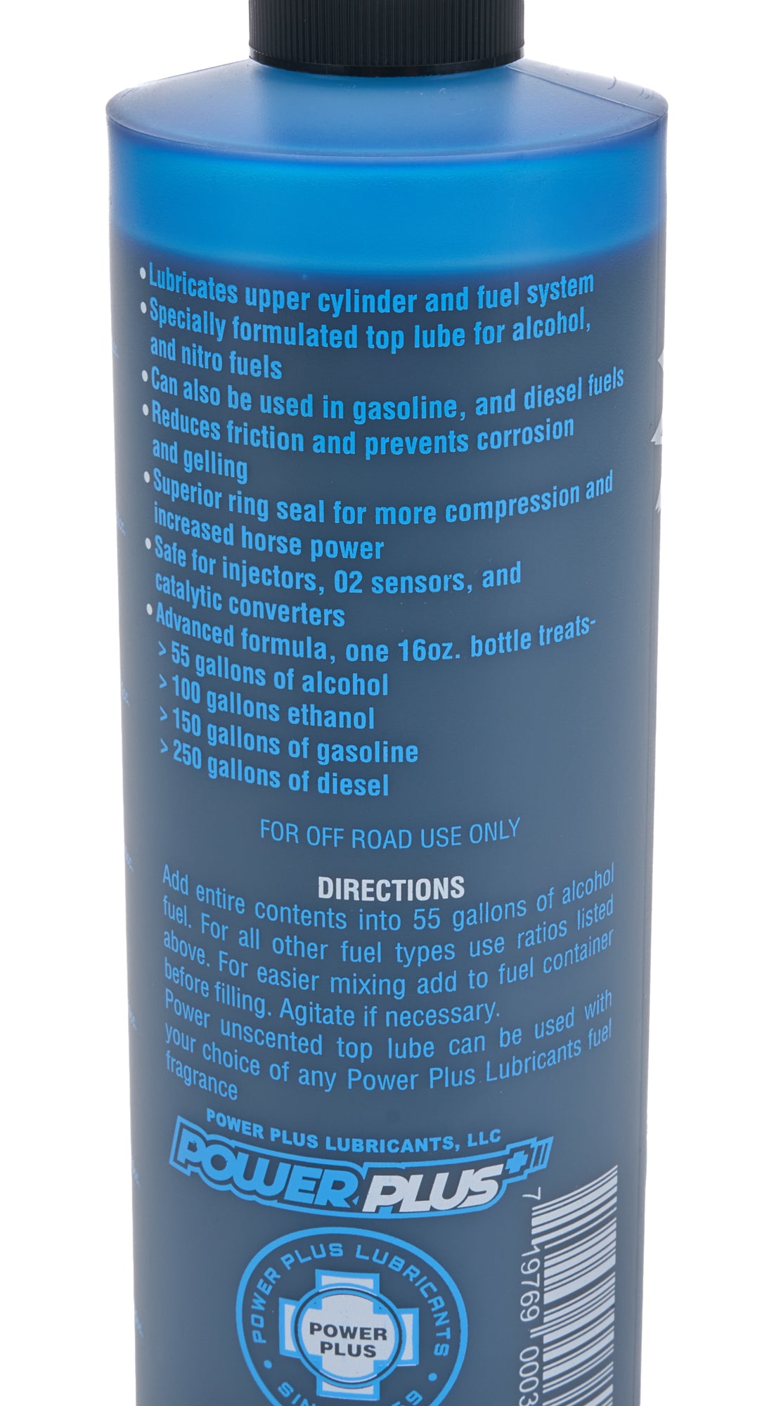 Upper Lube for Alcohol Fuel ALL78099 Label