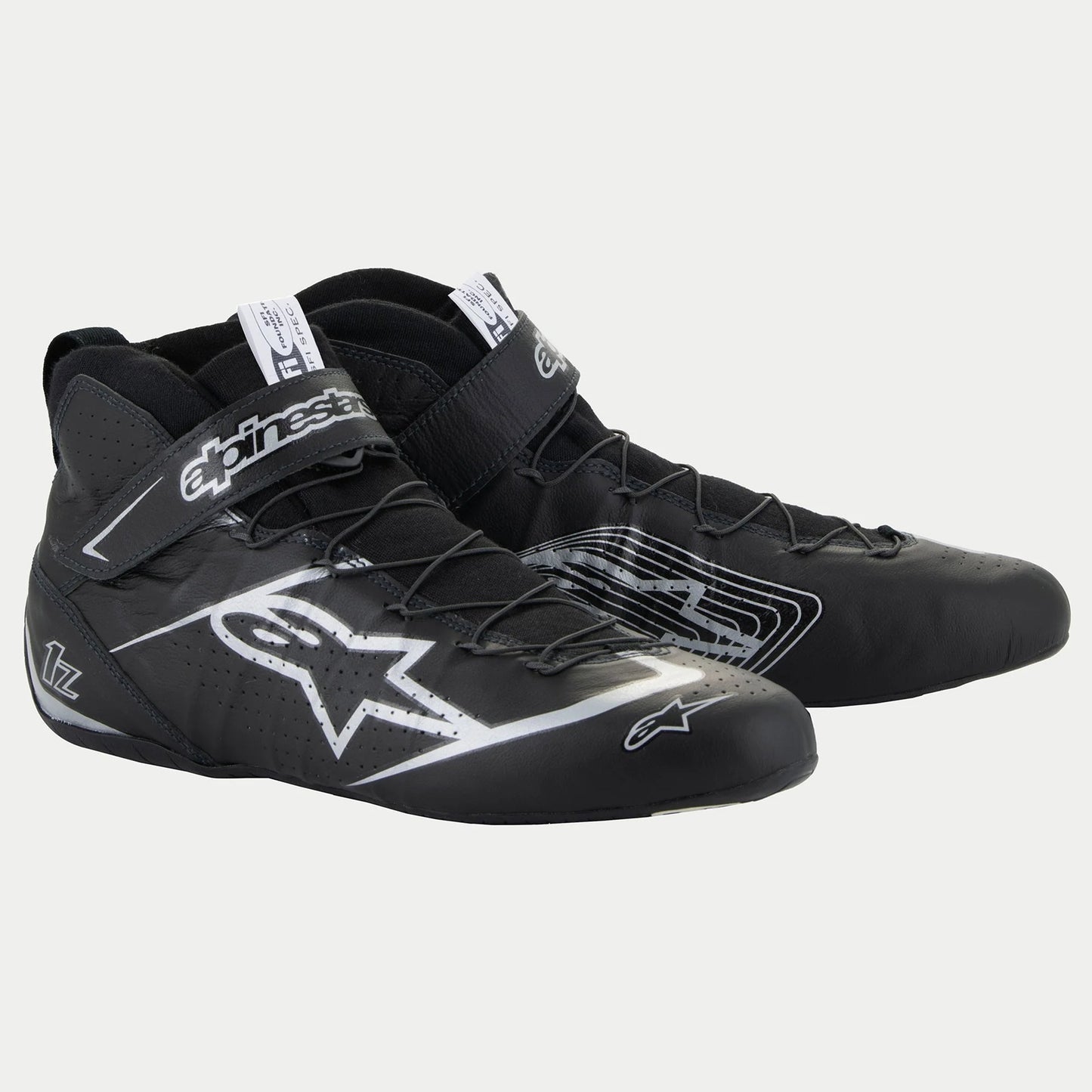 Alpinestars Tech-1 Z V3 FIA Driving Shoe (Black/Silver)