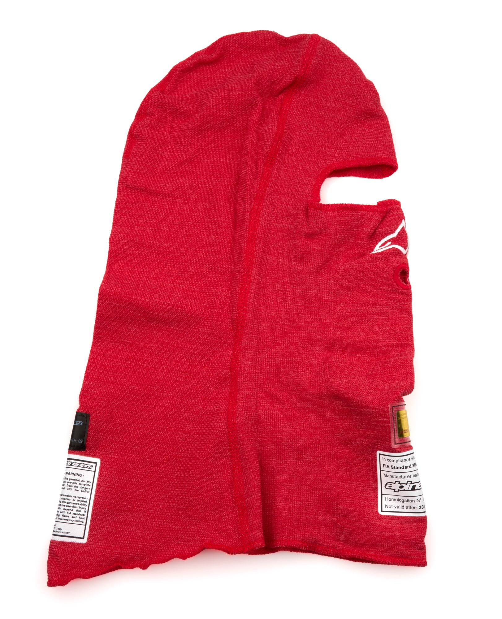 Alpinestars ZX Evo V3 Balaclava FIA/SFI (Red)
