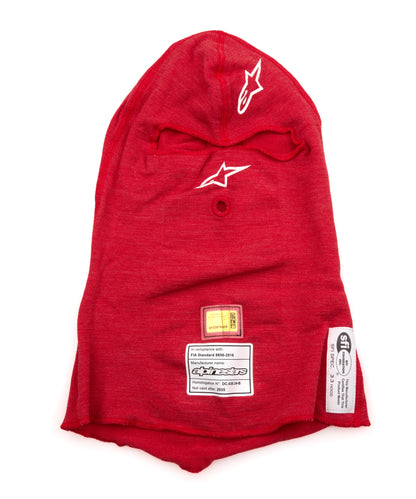 Alpinestars ZX Evo V3 Balaclava FIA / SFI (Red) - Back