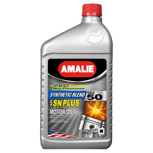 Amalie PRO High Performance Synthetic Blend Oil 50W (Qt)
