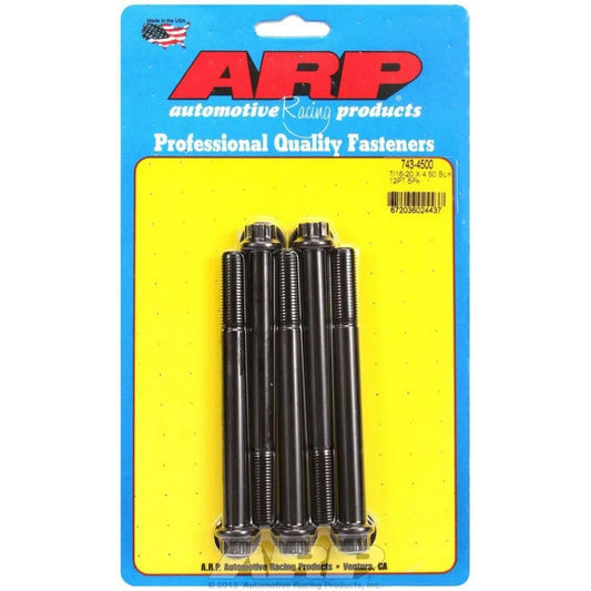 ARP 743-4500 12-Point Black Oxide Bolts (5pk)