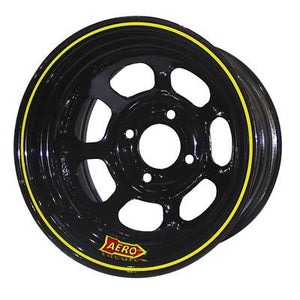 Aero Race Wheels 13x8 4" 4.00 Black