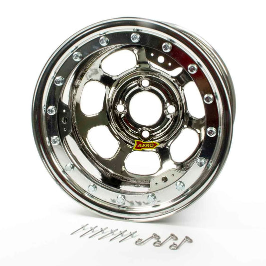 Aero Race Wheels 13x8 2" 4.25 Chrome