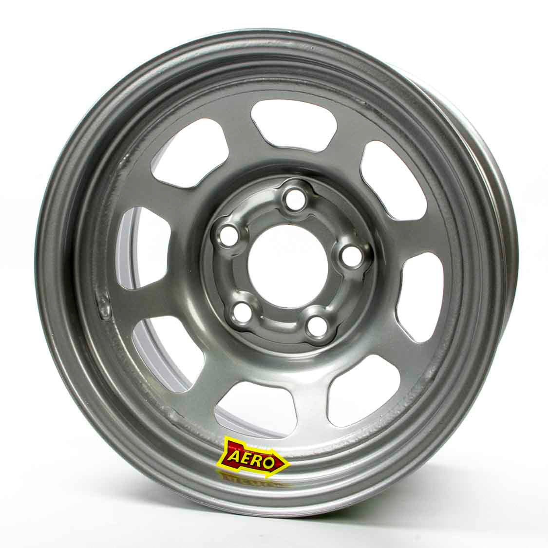 Aero Race Wheels 15x7 4" 4.75 Silver