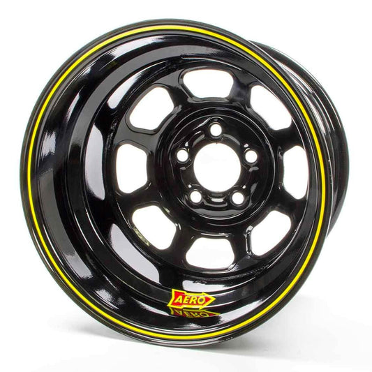 Aero Race Wheels 15x8 4" 5.00 Black