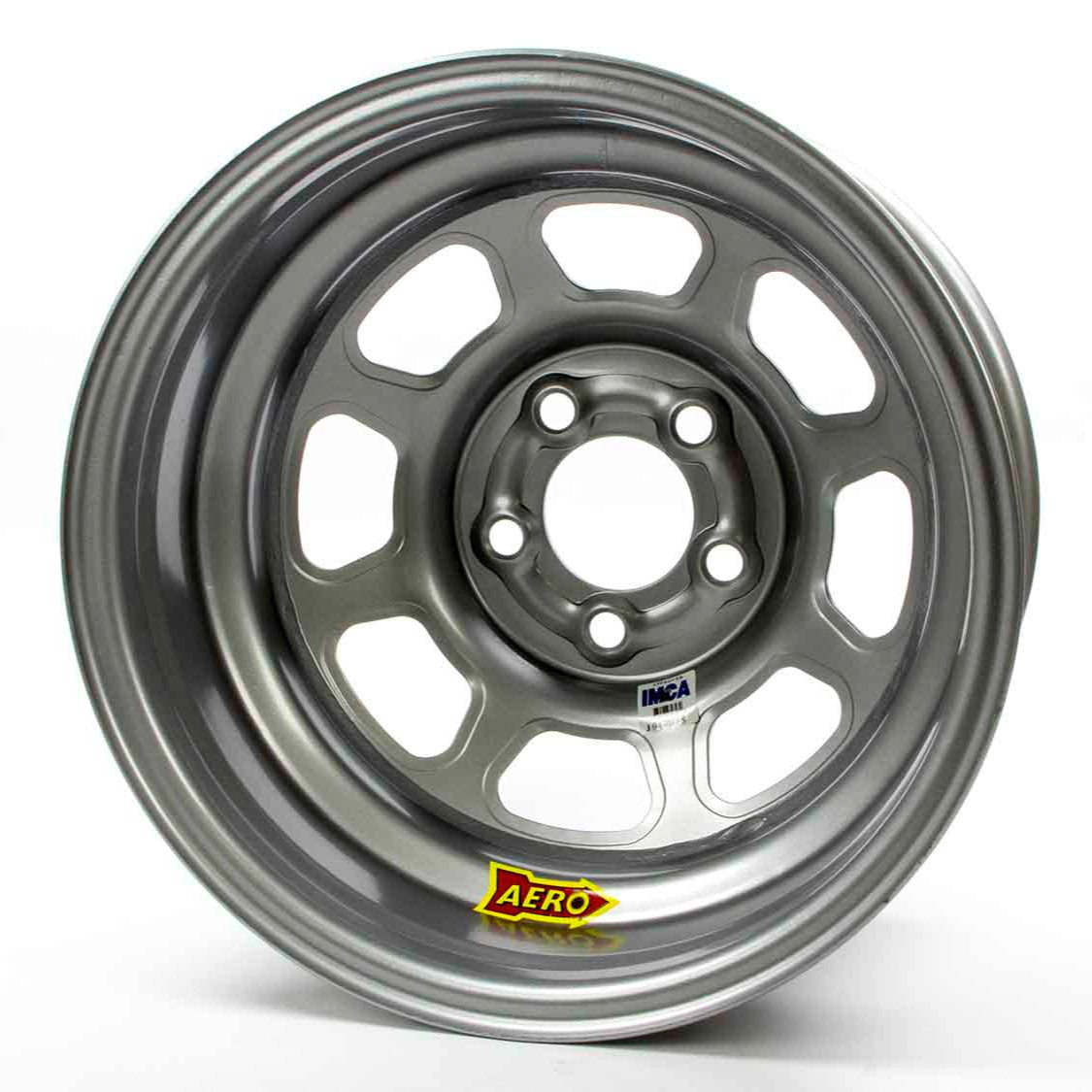 Aero Race Wheels 15x8 4" 5.00 Silver