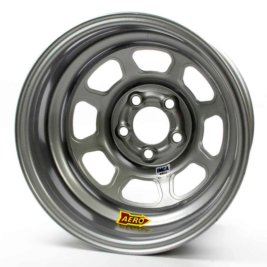 Aero Race Wheels 15x8 4" 5.00 Silver