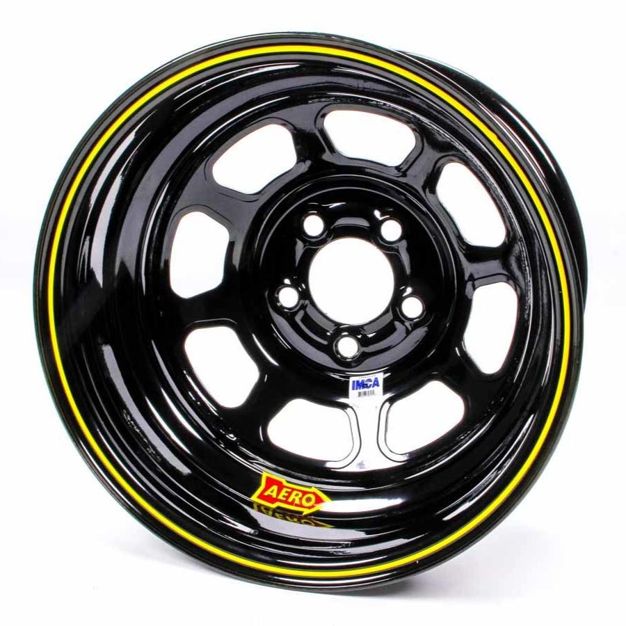 Aero Race Wheels 15x8 1" 4.75 Black