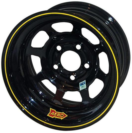 Aero Race Wheels 15x8 2" 5x4.75 Black LR