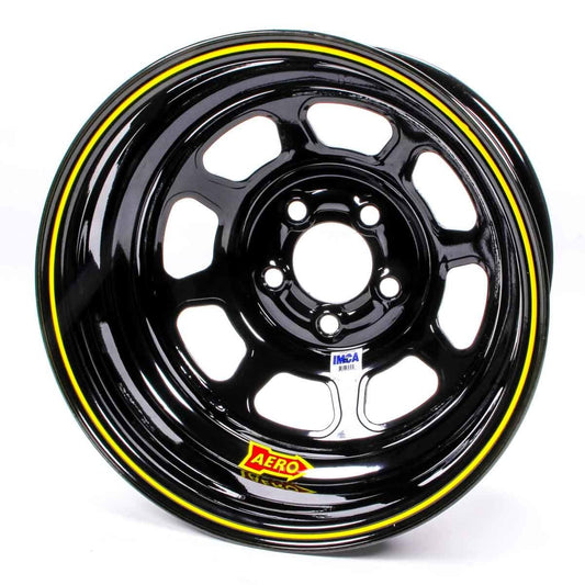 Aero Race Wheels 15x8 4" 4.75 Black