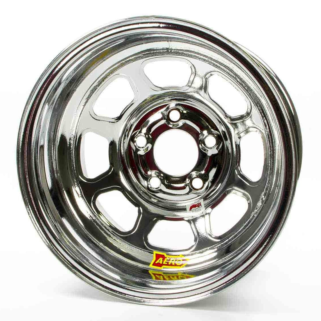 Aero Race Wheels 15X8 4" 5.00 Chrome