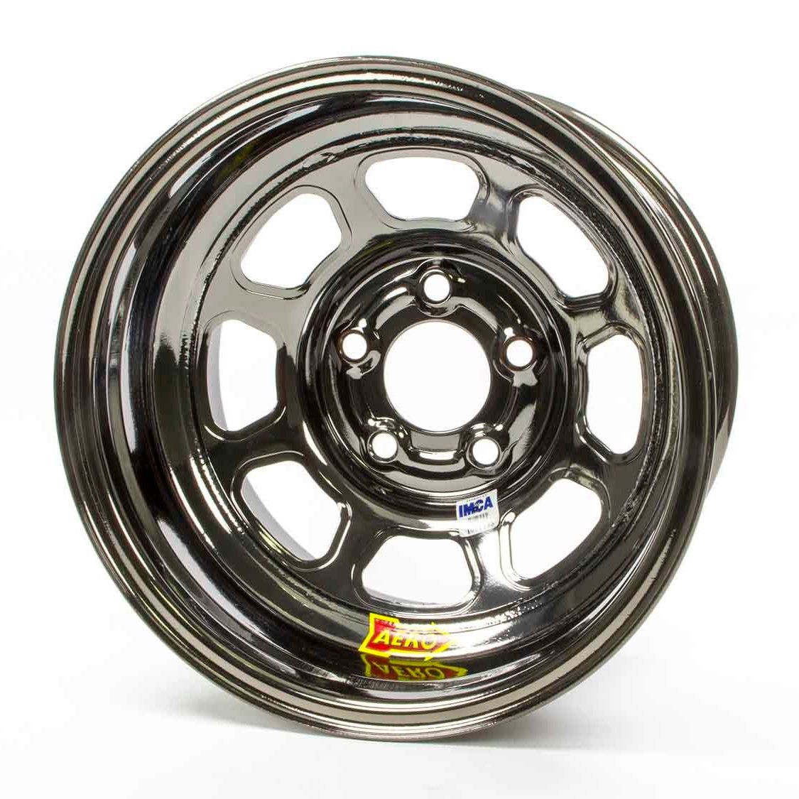 Aero Race Wheels 15x8 2" 5.00 Black Chrome