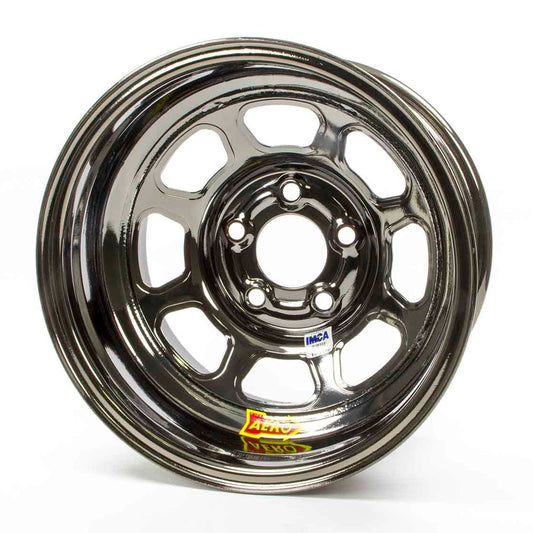 Aero Race Wheels 15x8 2" 5.00 Black Chrome