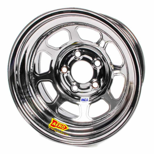 Aero Race Wheels 15x8 3" 5.00 Black Chrome