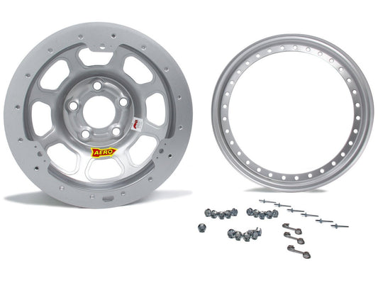 Aero Race Wheels 15x8 2" 5.00 Silver