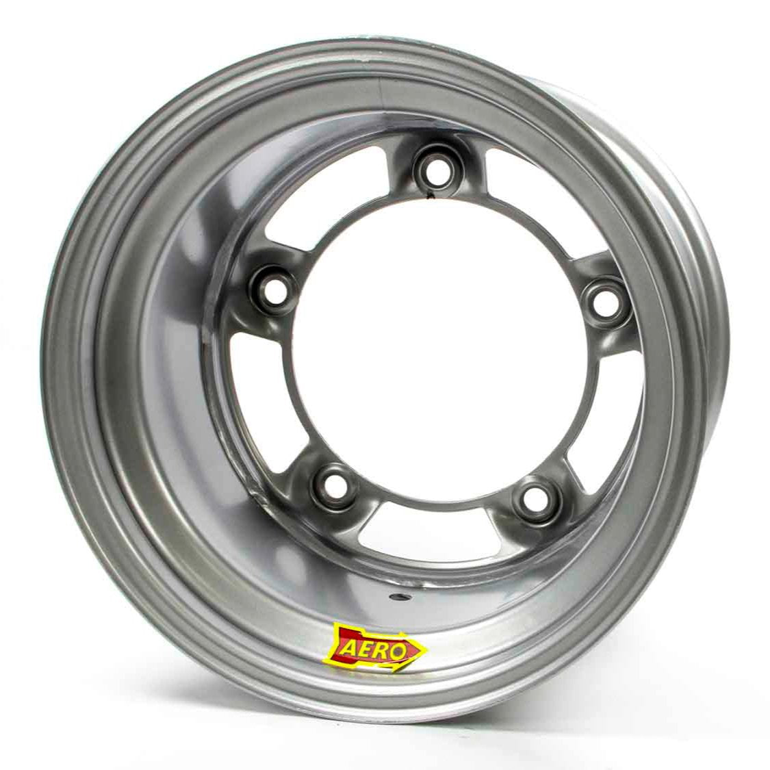 Aero Race Wheels 15x10 4" Wide 5 Silve