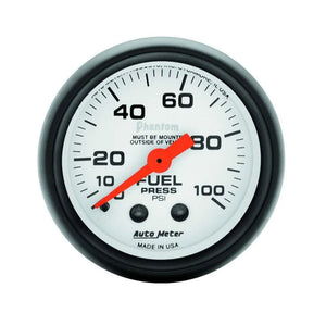 AutoMeter 2-1/16" Phantom Fuel Pressure Gauge 5712 0-100 psi 