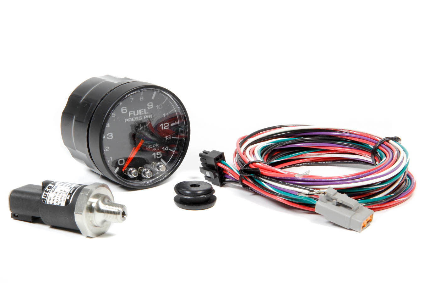 AutoMeter Spek-Pro 2-1/16" Fuel Pressure Gauge w/Peak Memory