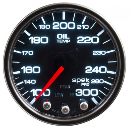 AutoMeter Spek-Pro 2-1/16" Oil Temp Gauge 100-300F