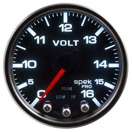 AutoMeter Spek-Pro 2-1/16" Voltmeter Gauge