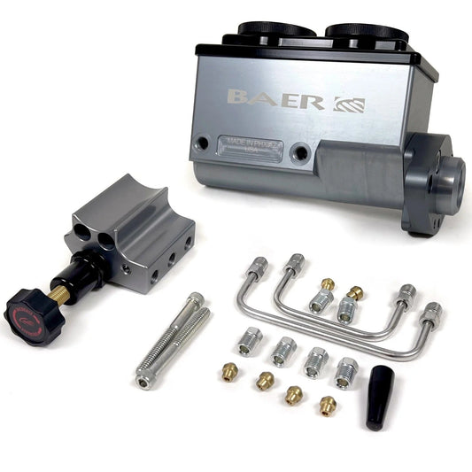 Baer Master Cylinder 6805246, Driver Side Port, Gray