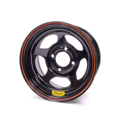 Bassett Wheel 13" x 7" 4.25 Black Rolled